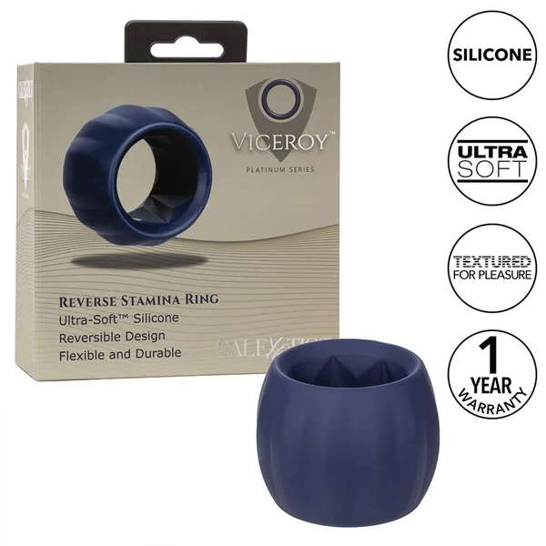Viceroy Reverse Stamina Silicone Cock Ring by Cal Exotics — image 8 of 12
