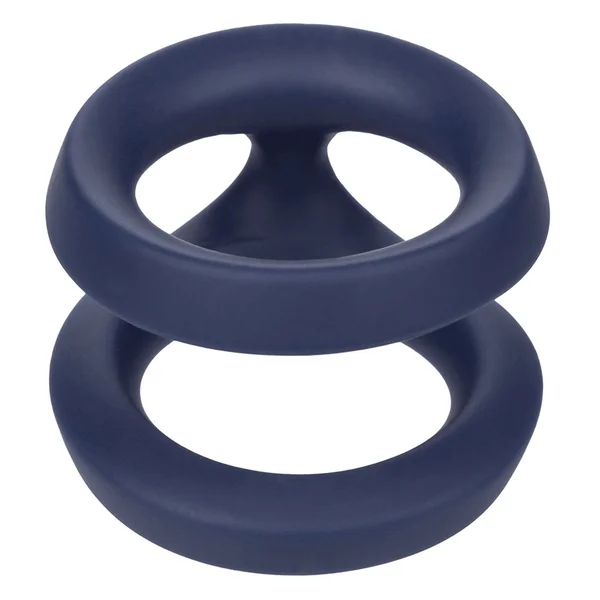 Viceroy Dual Ring Blue Silicone Cock Ring by Cal Exotics — image 2 of 12