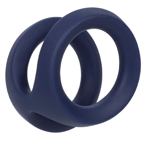 Viceroy Dual Ring Blue Silicone Cock Ring by Cal Exotics — image 6 of 12