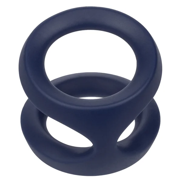 Viceroy Dual Ring Blue Silicone Cock Ring by Cal Exotics — image 12 of 12