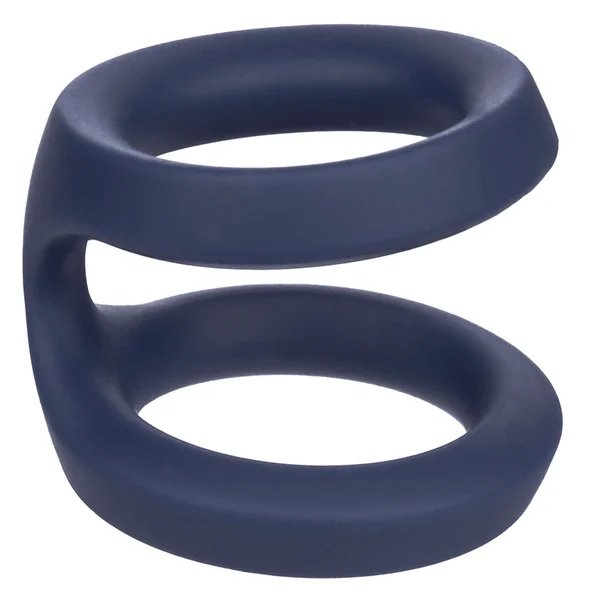 Viceroy Dual Ring Blue Silicone Cock Ring by Cal Exotics — image 5 of 12