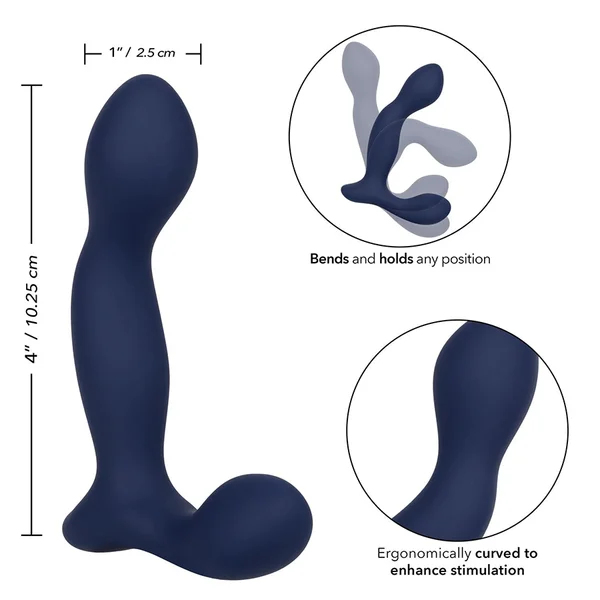 Viceroy Platinum Series Expert Blue Silicone Anal Probe by Cal Exotics — image 9 of 11