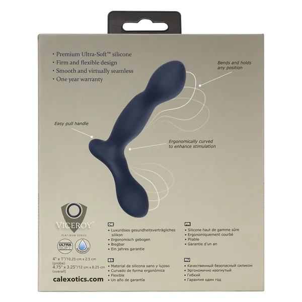 Viceroy Platinum Series Expert Blue Silicone Anal Probe by Cal Exotics — image 11 of 11