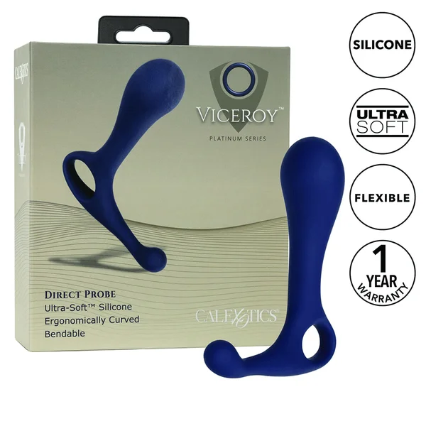 Viceroy Direct Blue Silicone Anal Probe by Cal Exotics — image 9 of 12