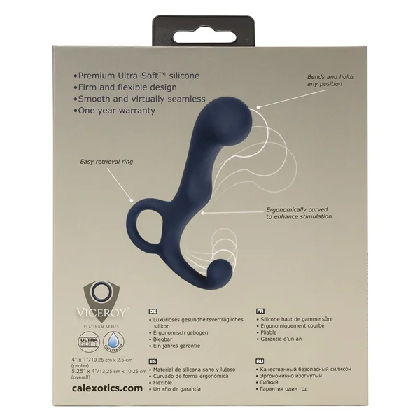 Viceroy Platinum Series Agility Blue Silicone Anal Probe by Cal Exotics — image 12 of 12