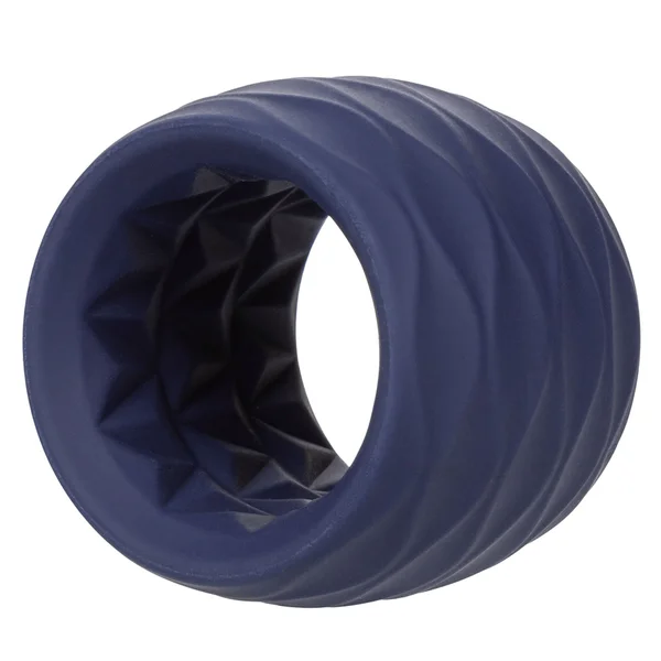 Viceroy Reverse Endurance Ring Blue Silicone Cock Ring by Cal Exotics — image 5 of 11