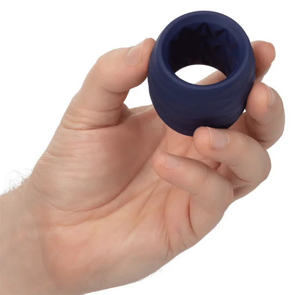 Viceroy Reverse Endurance Ring Blue Silicone Cock Ring by Cal Exotics — image 6 of 11