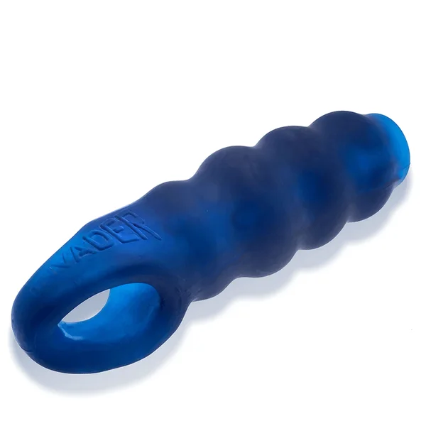 Oxballs Invader Rippled Open-Ended Silicone Cock Sheath Extender — image 4 of 23
