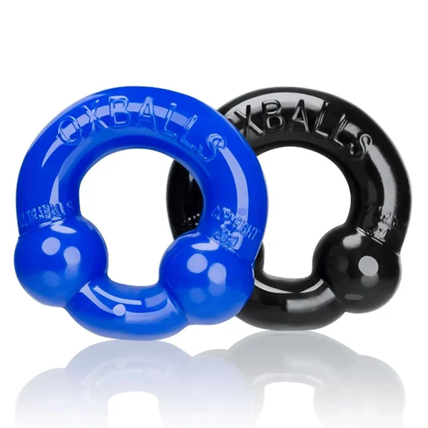 Oxballs Ultraballs Dual Beaded Stretchy Cock Ring Set for Men — image 2 of 11