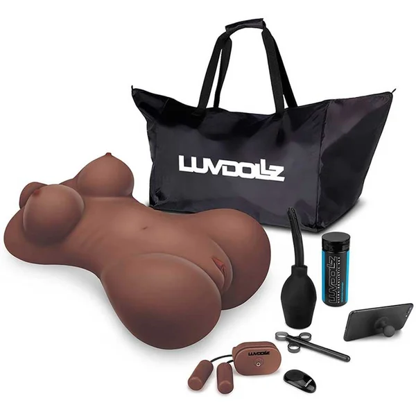 LuvDollz Life Size Sex Doll | Remote Control F Buddy Dark Skin — image 2 of 6