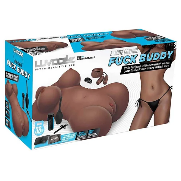 LuvDollz Life Size Sex Doll | Remote Control F Buddy Dark Skin — image 6 of 6