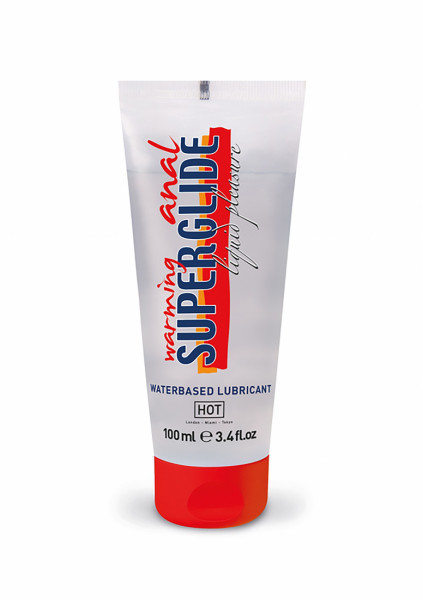 HOT Anal Superglide Warming Liquid Pleasure - waterbased lubrica - Sex Lube Products