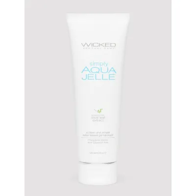 Wicked Simply AQUA Jelle Water based Gel Lubricant 120ml