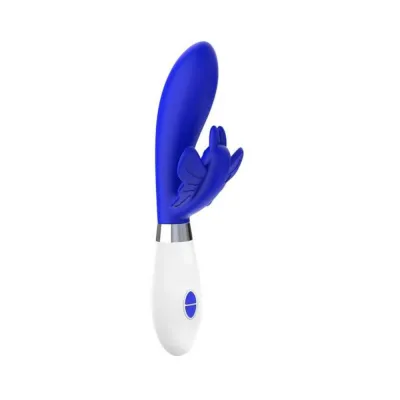 Luna Neon Alexios Ultra soft Silicone Dual Stimulator Blue