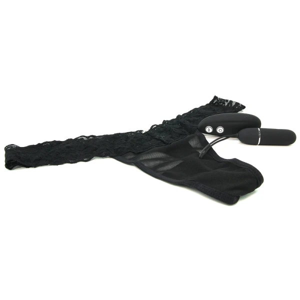 Hustler Remote Control Vibrating Panties Black M/L — image 15 of 19