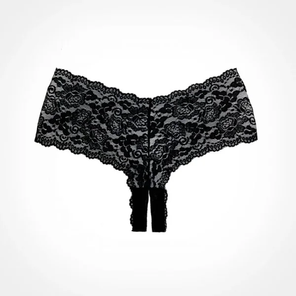 Adore - Crotchless Lace Booty Short Panties