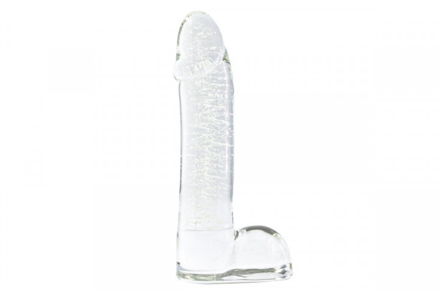 Firefly Glass Smooth Ballsey 4 Inch Dildo