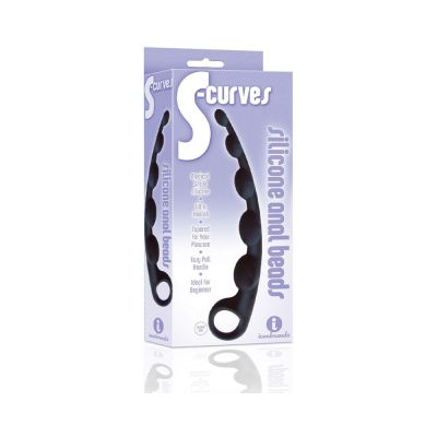 The 9 s Ss curves Curved Silicone Anal Beads