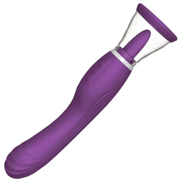 Ultimate Tongue Licker - Powerful Dual-Ended Vibrator & Sucking Tongue!