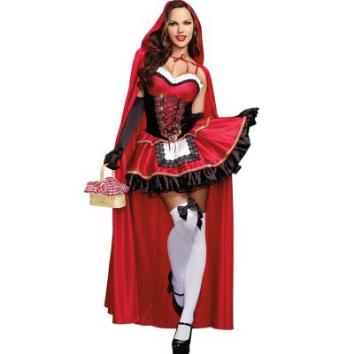 Dreamgirl 2 Pce Little Red Stunning Hood