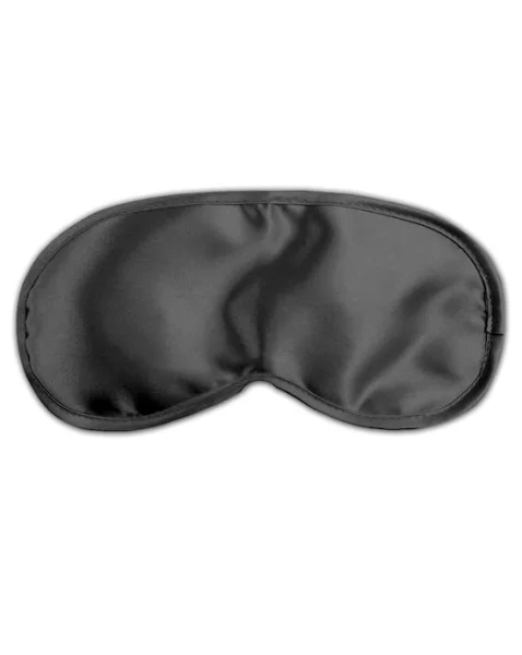 Satin Love Mask Black