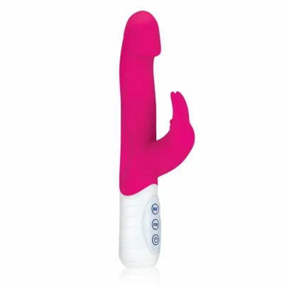 Hustler Slim Rabbit Jumping Bullets Pink Vibrator