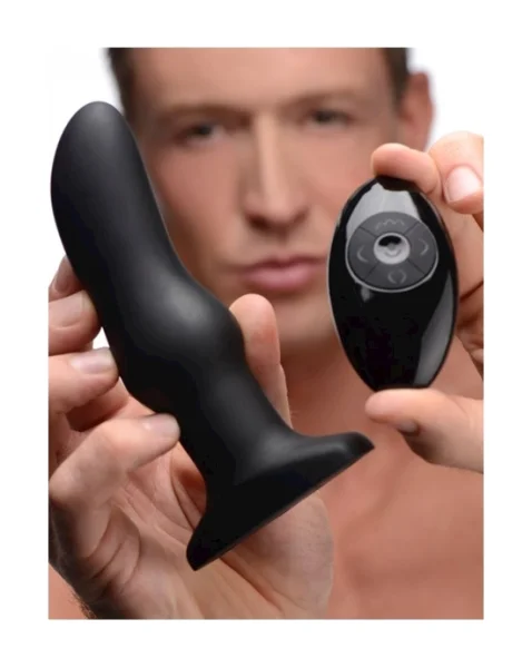 Rimmers Model M Curved Rimming Plug - Black - 5.7 Inch