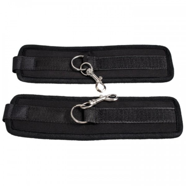 Bondara Black Soft Velcro Wrist Cuffs — image 4 of 4