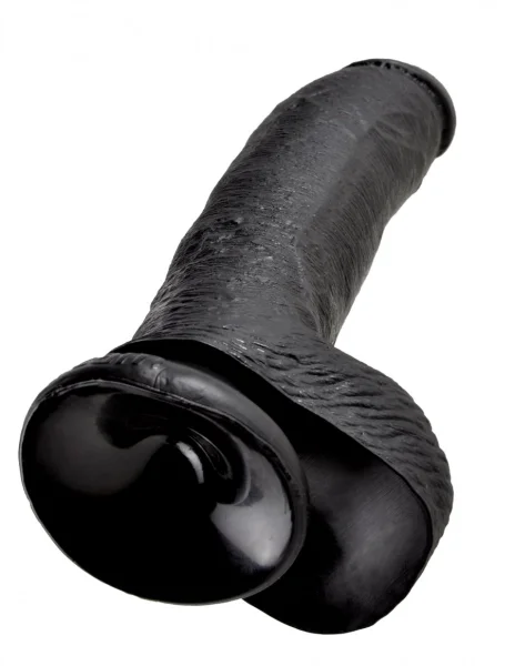 King Cock - 9" Cock w Balls Black — image 5 of 6