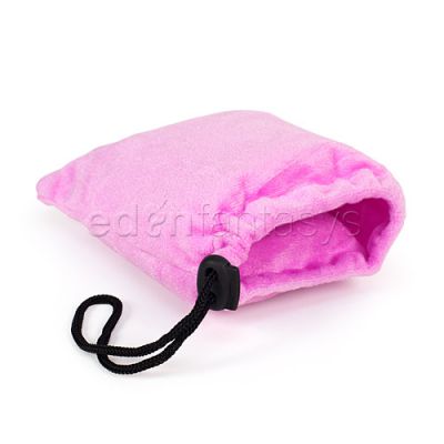 Pink padded pouch