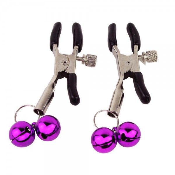 Dark Armour Nipple Clamps with Bells