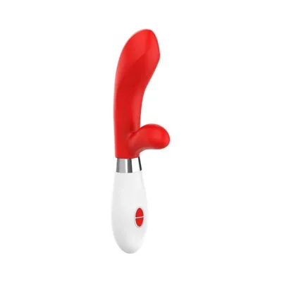 Luna Neon Achilles Ultra soft Silicone Dual Stimulator Red