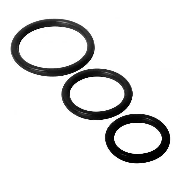 Trinity Silicone 3 Sizes Cock Rings