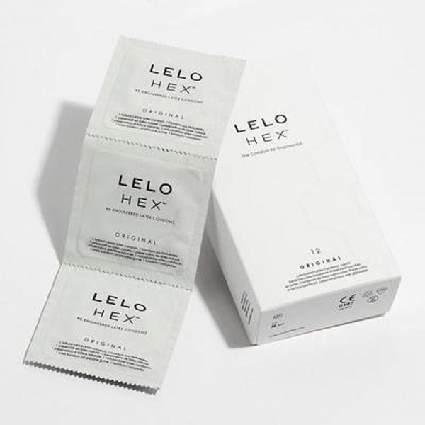 Lelo Hex Original Ultra Thin Condoms | 12-Pack