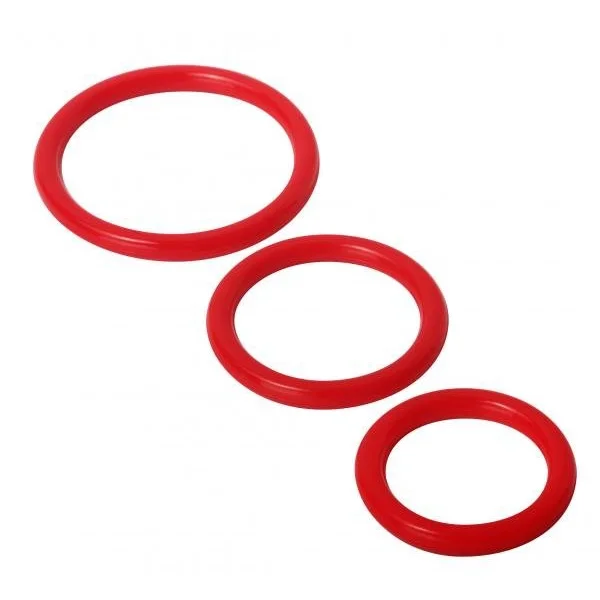 Trinity Silicone 3 Sizes Cock Rings