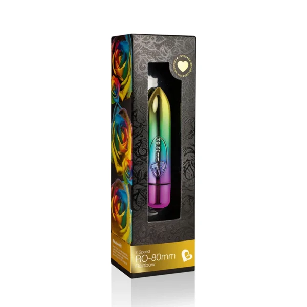 Rocks Off 7 Speed RO-80 Rainbow Bullet Vibrator