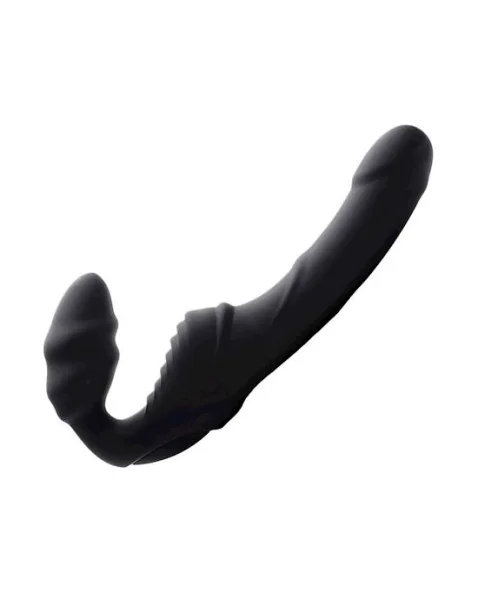 Slim Rider Strapless Vibrating Silicone Strap On - 8.5 Inches — image 7 of 14