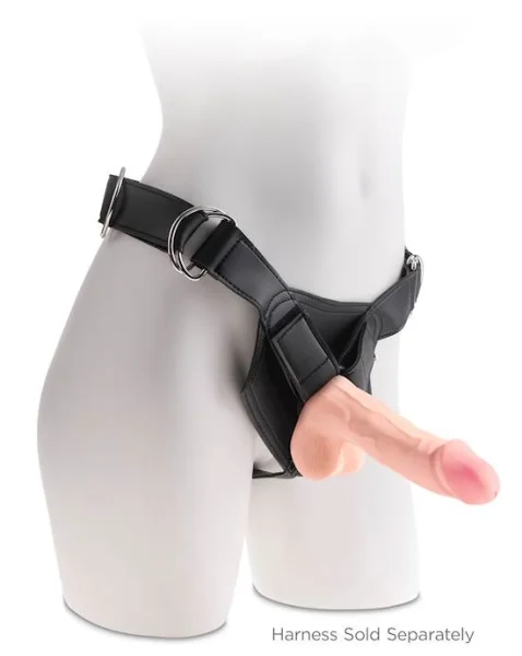 King Cock Plus 7.5 Inch Triple Density Cock With Balls - Flesh - 7.5 Inch