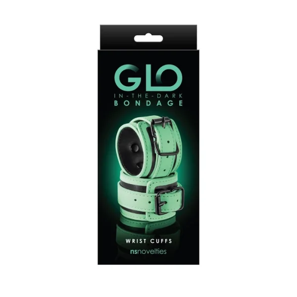 NS Novelties GLO Bondage Green Wrist Cuff