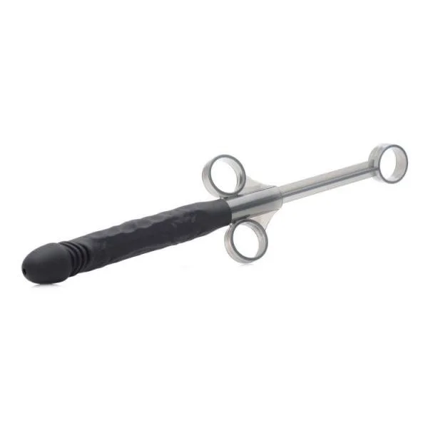 Jizz Shooter Silicone Dildo Lubricant Launcher