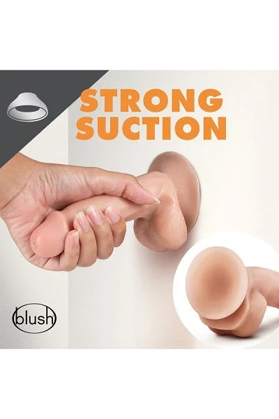Blush Dr. Skin Dr.Spin 8" Gyrating Realistic Dildo w Suction Cup
