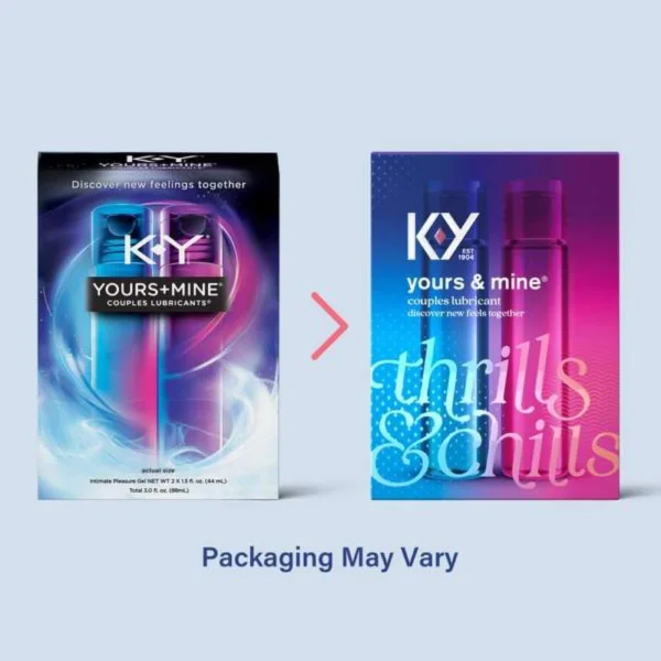 K-Y Yours and Mine - Couples Water-Based Lubricant | 3oz | Sexual Lubricants — image 5 of 8