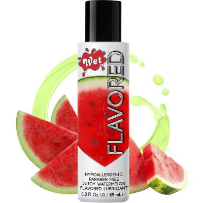 Wet Flavored Juicy Watermelon Water Based Lube 3oz