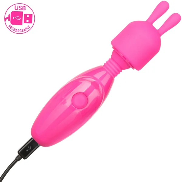 Tiny Teasers Bunny Waterproof Rechargeable Mini Vibrator by CalExotics