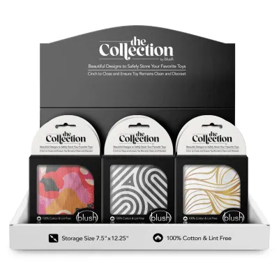 The Collection Cotton Toy Bag 18 Pcs Counter Display Assorted