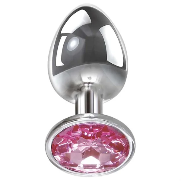 Adam & Eve Pink Gem Anal Plug - Large
