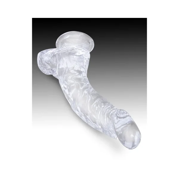 King Cock Clear 7.5in Cock With Balls — image 8 of 13