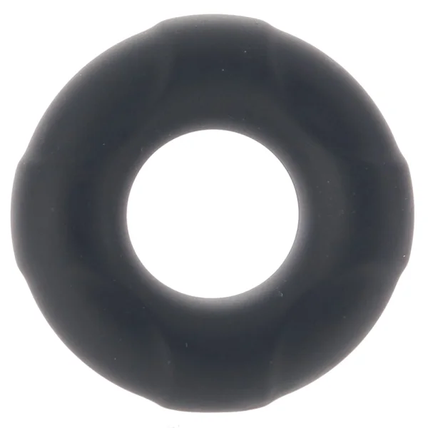 In A Bag Black Silicone C-Ring By Doc Johnson