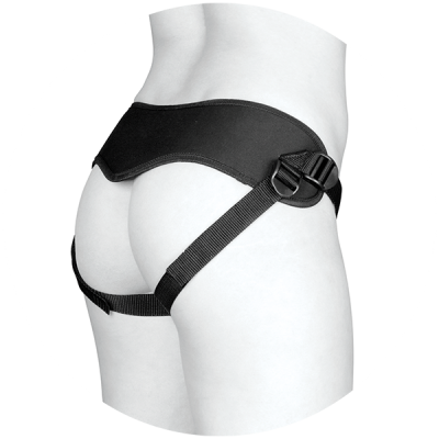 Vac U Lock Supreme Harness w Vibrating Plug