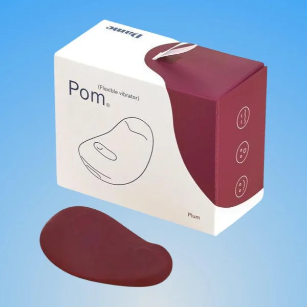 Dame Pom Flexible Palm Sized Vibrator - Plum